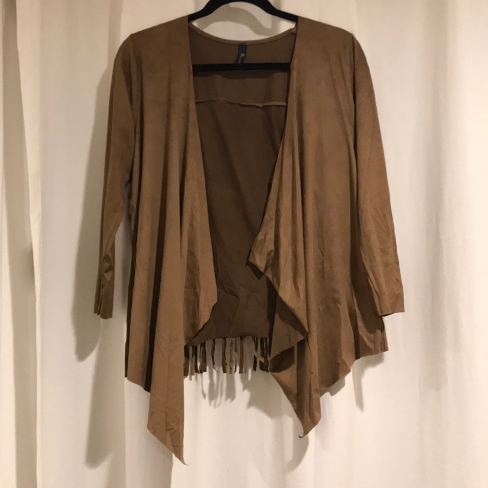 Fringe cardigan